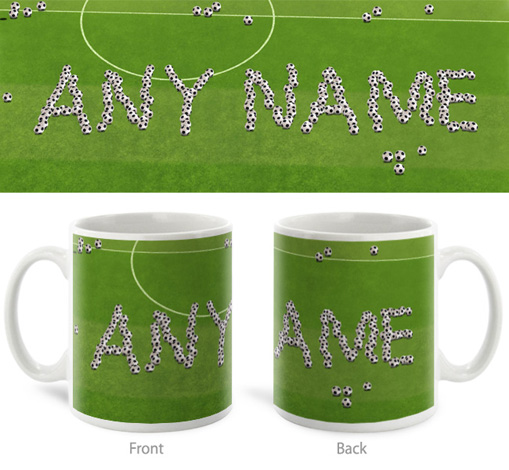Personalised Mug - Footballs Design