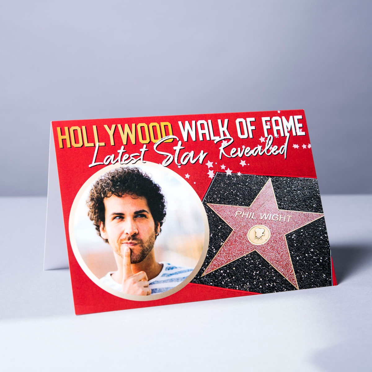 Photo Upload Card - Hollywood Walk Of Fame Revealed