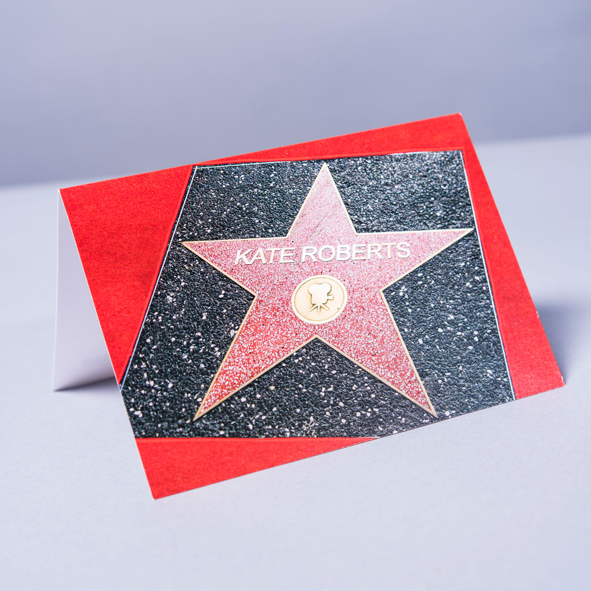 Personalised Card - Hollywood Walk Of Fame