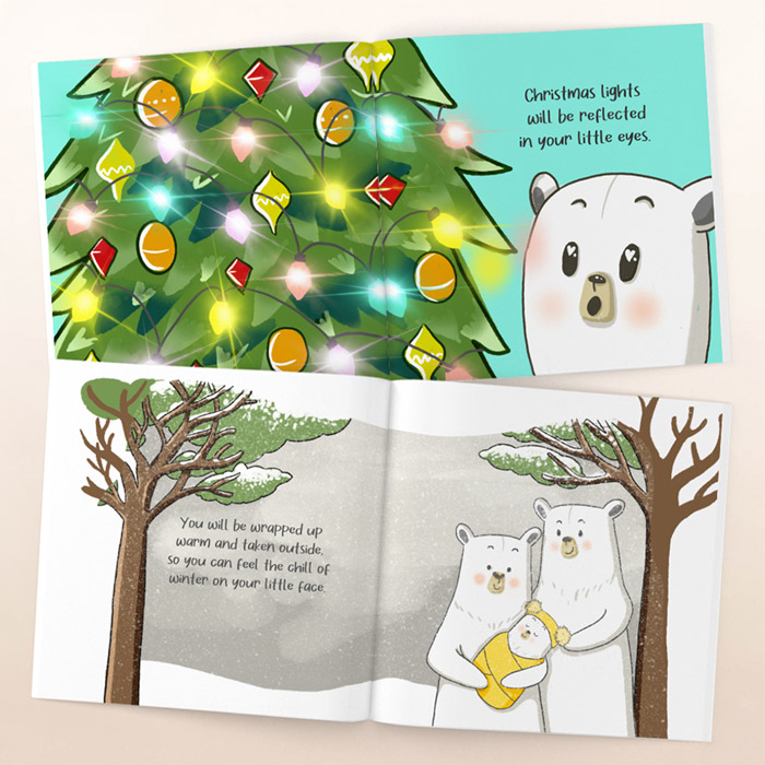 Personalised First Christmas Children's Book