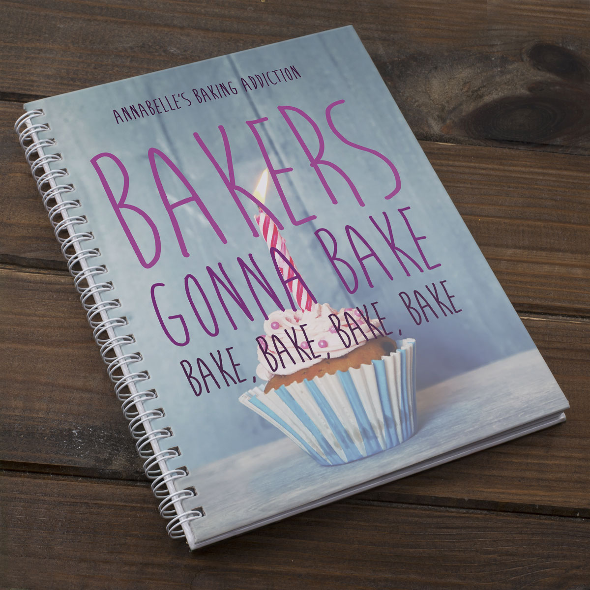 Personalised Notebook - Bakers Gonna Bake