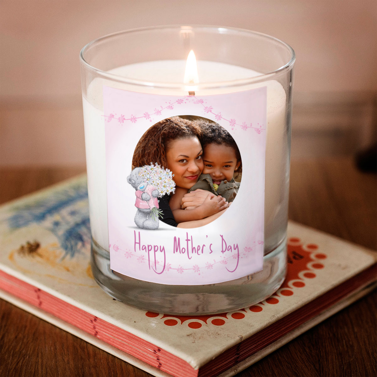 Photo Upload Me To You Scented Candle - Mother's Day