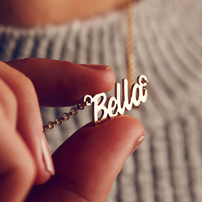 Personalised Posh Totty Designs Name Necklace