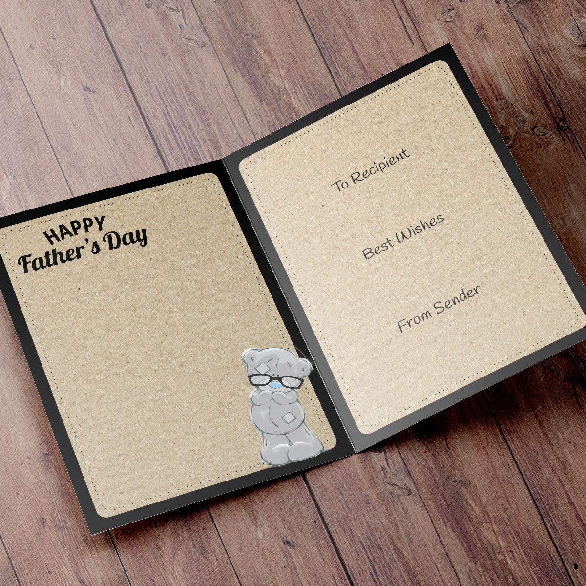 Personalised Me To You Card - Father's Day