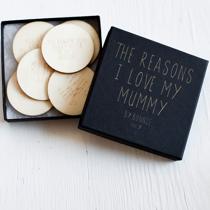 Personalised Box & Tokens - Reasons I Love My Mummy