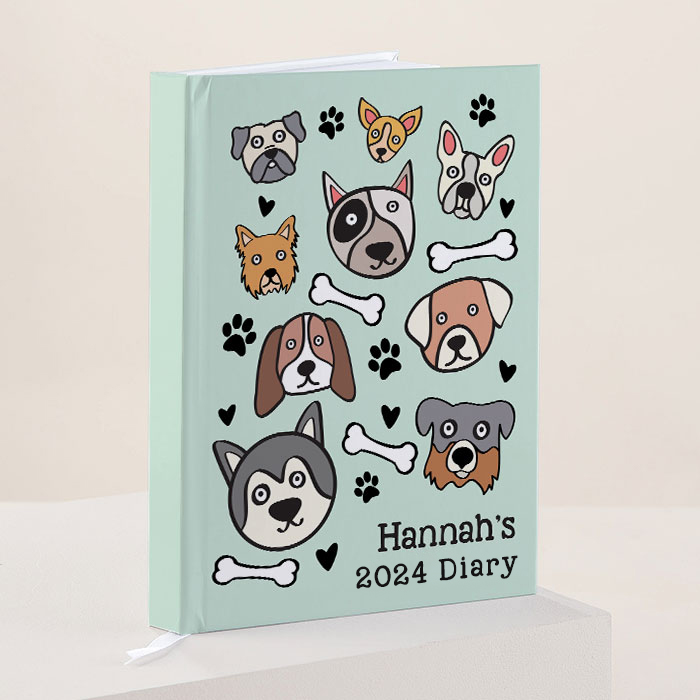 Personalised Diary - Dogs