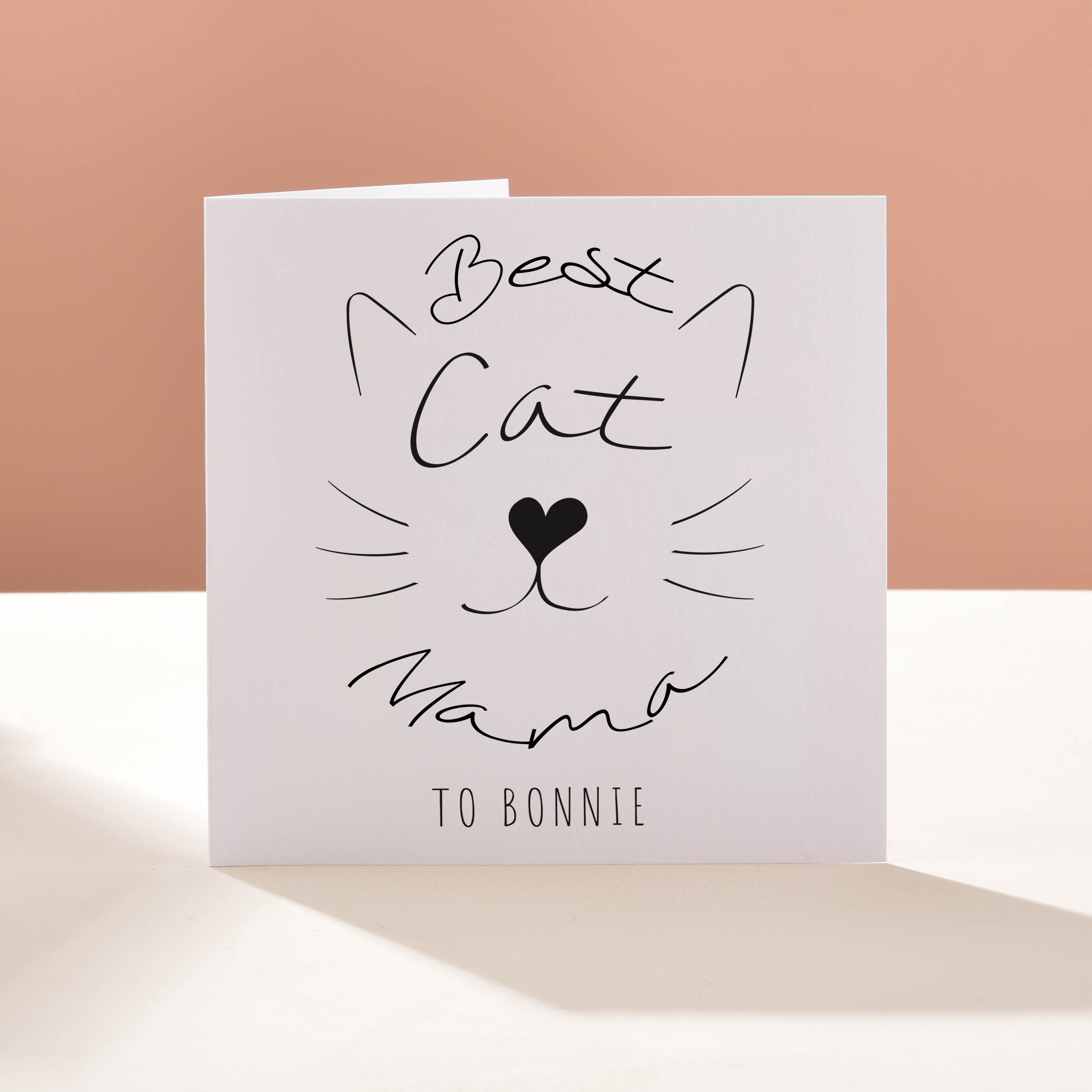 Personalised Card - Best Cat Mama