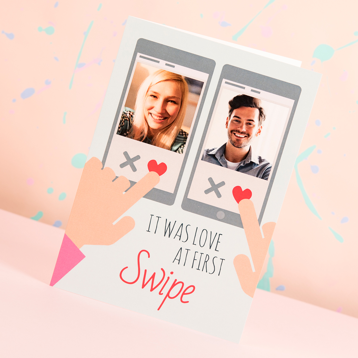 Personalised Card - Love At First Swipe