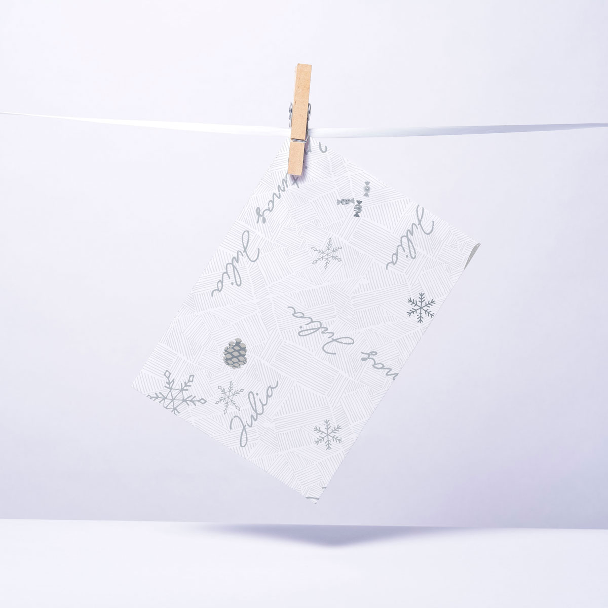 Personalised Wrapping Paper - Cosy Winter