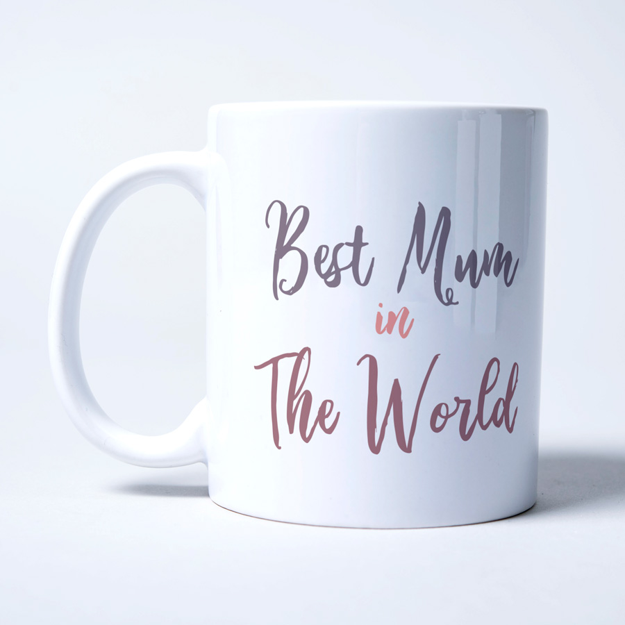 Personalised Mug - Best Mum Rosette