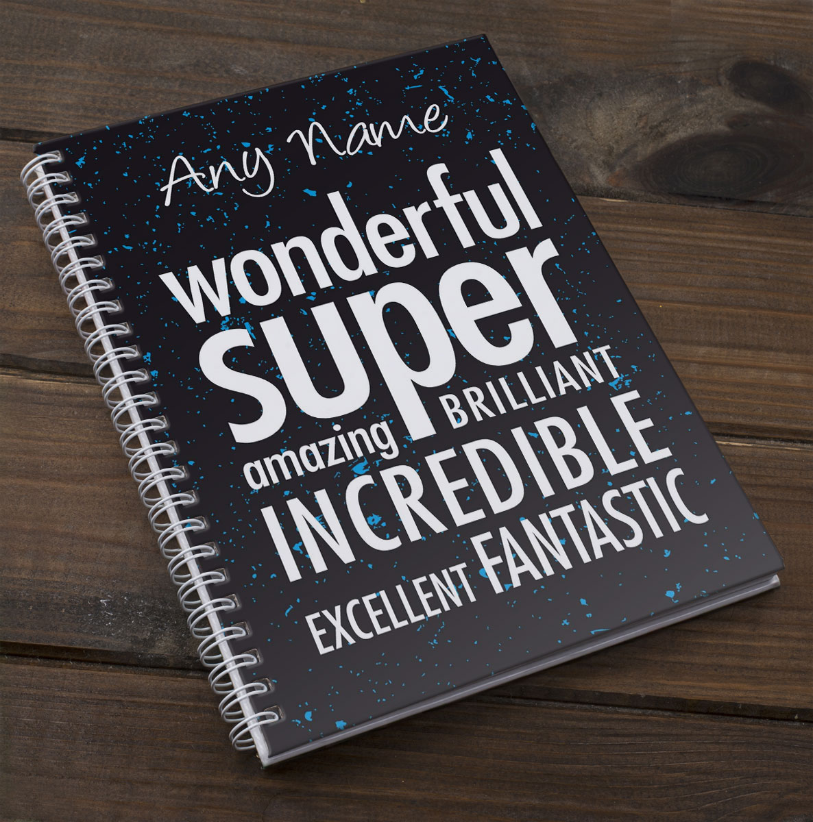 Personalised Notebook - Fantastic, Incredible, Awesome