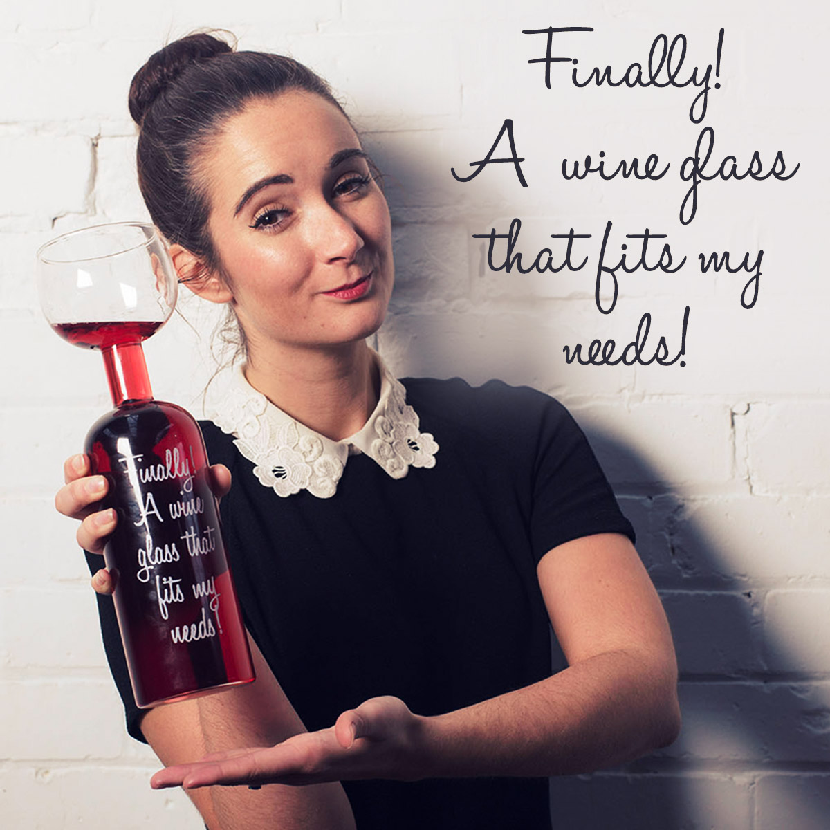 Wine Bottle Glass - Finally A Wine Glass That Fits My Needs