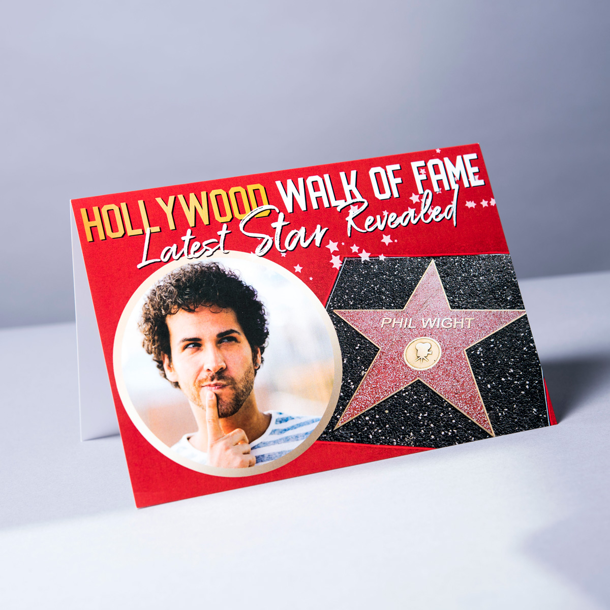 Photo Upload Card - Hollywood Walk Of Fame Revealed