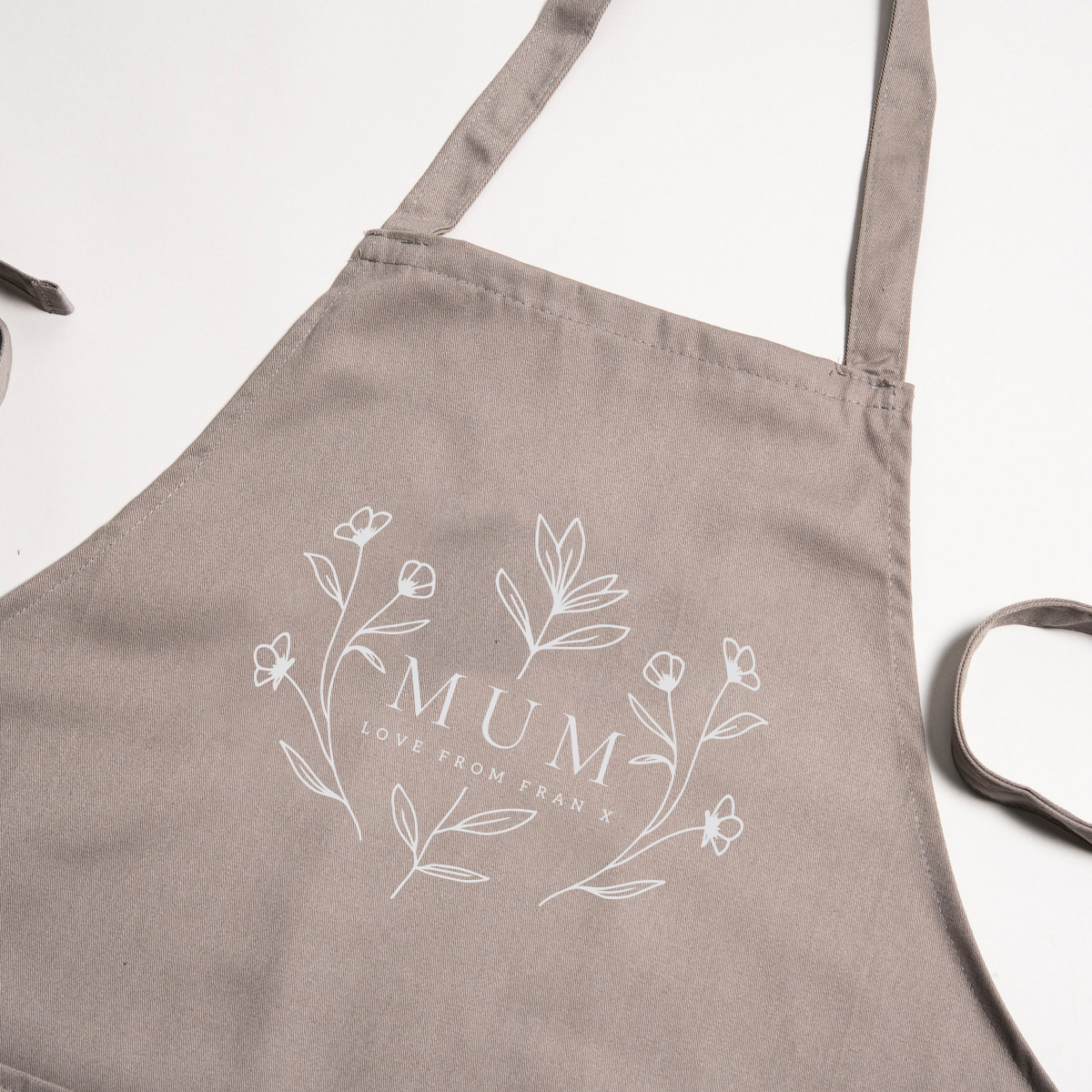 Personalised Apron - Floral Name