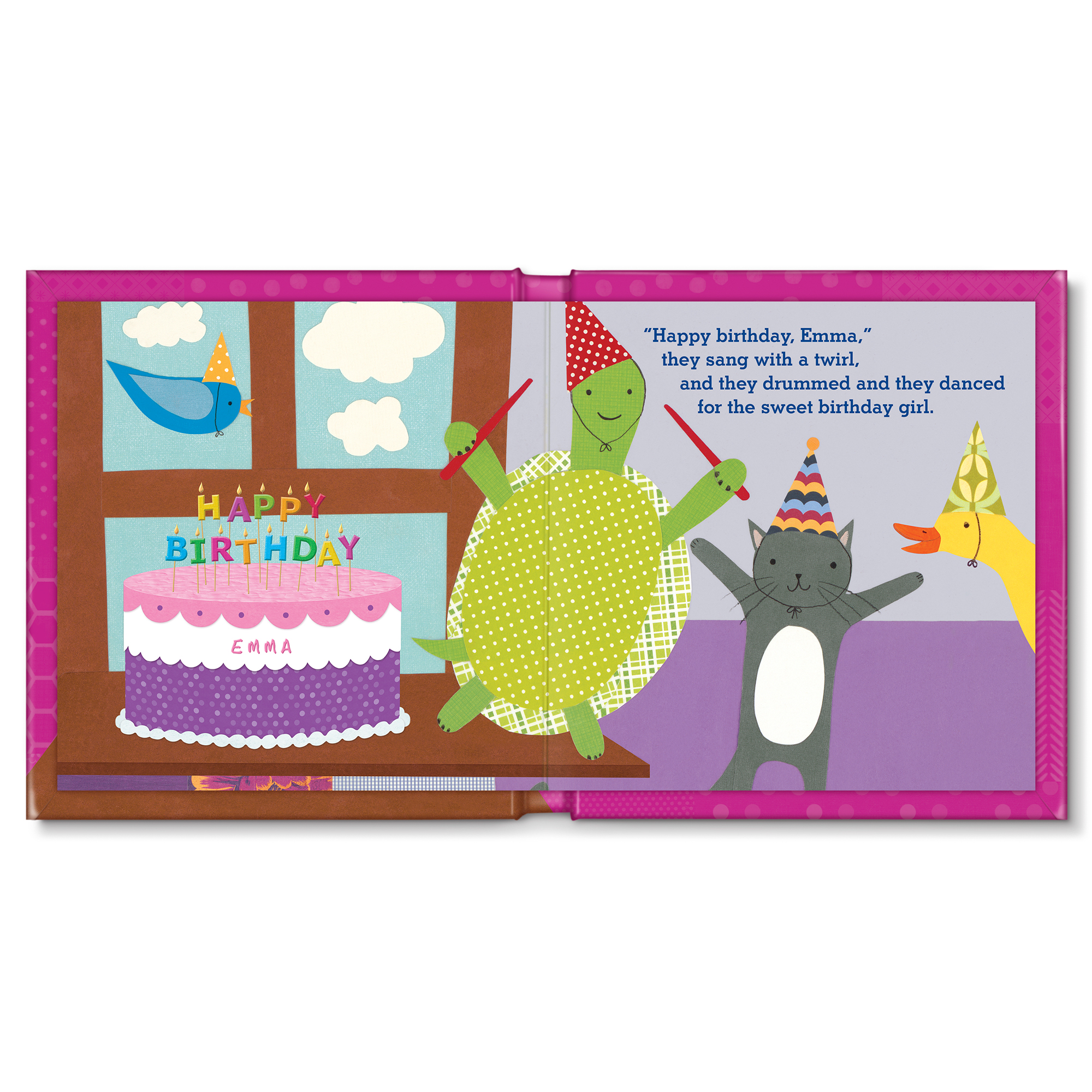 Personalised Pink Storybook My Very Happy Birthday!