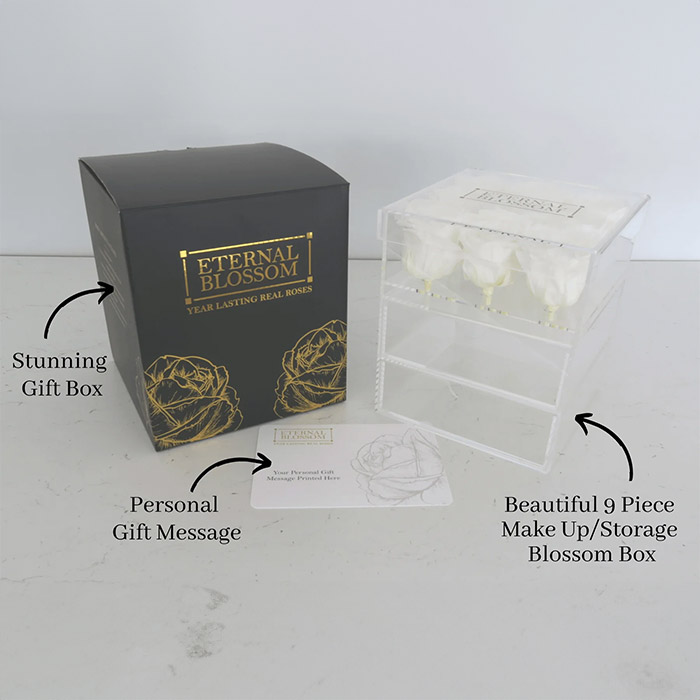 Makeup Storage Blossom Box - 9 Piece