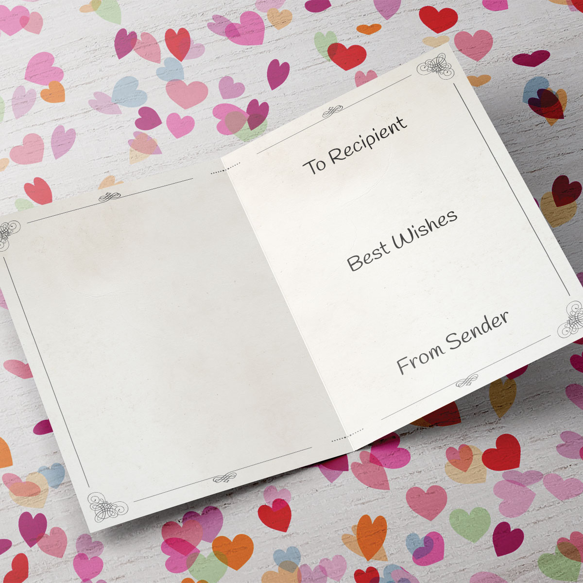 Personalised Valentine's Card - I Love You With All My Heart