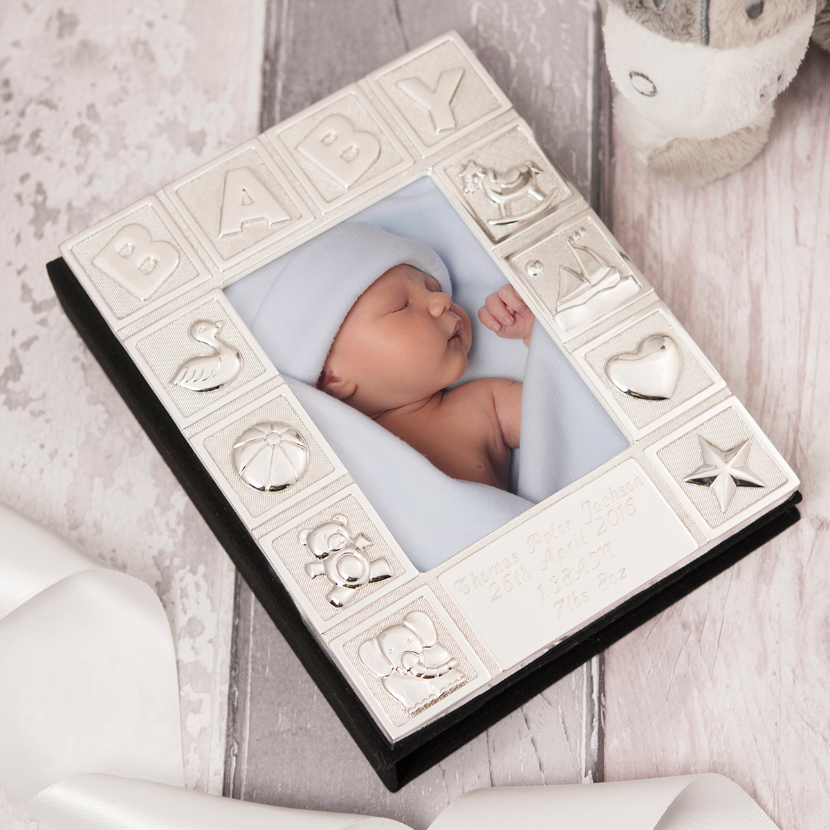 Engraved Baby Photo Album