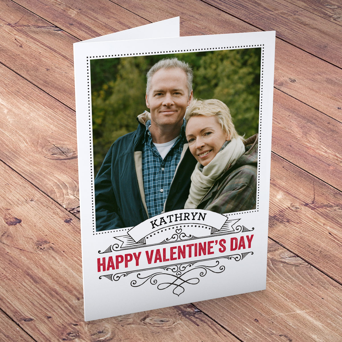 Photo Upload Valentine's Card - Square Frame