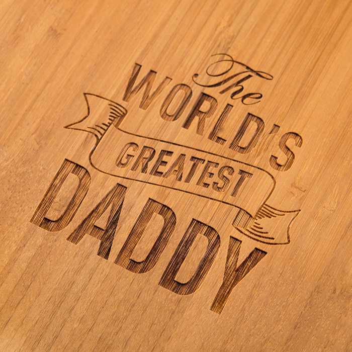 Personalised Guitar Chopping Board - World's Greatest