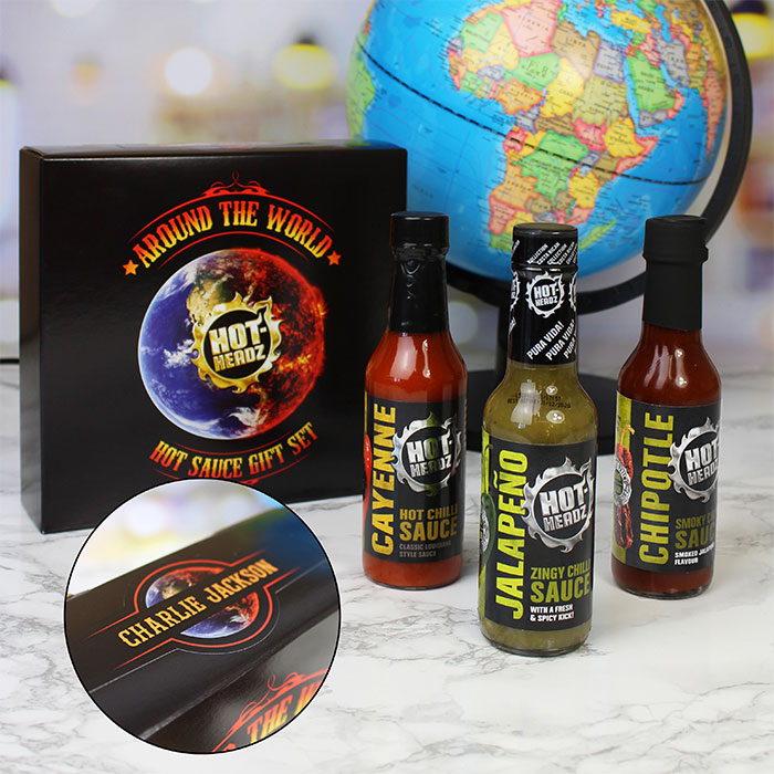 Hot-Headz Around The World Hot Sauce Gift Set