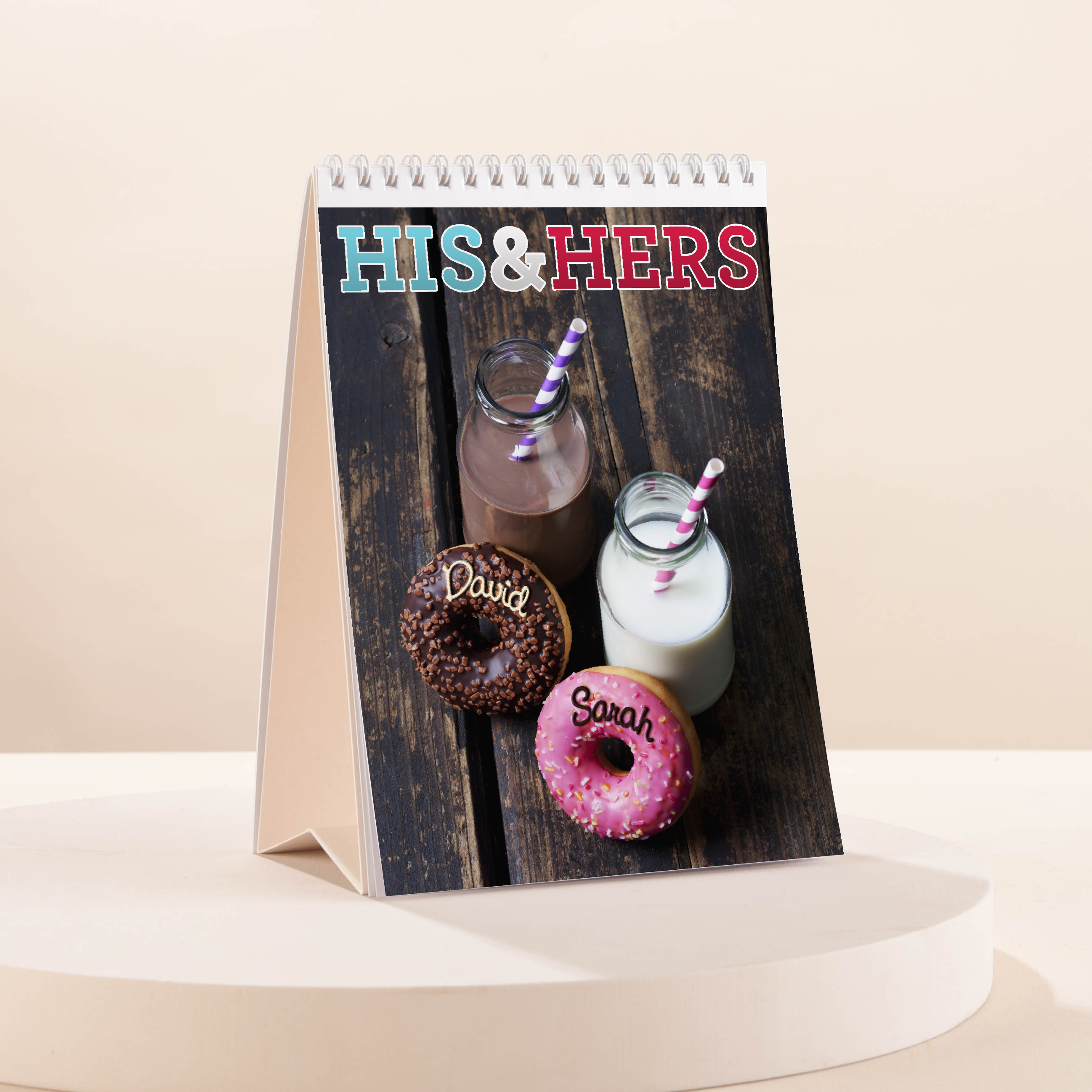 Personalised His and Hers Calendar - 7th Edition