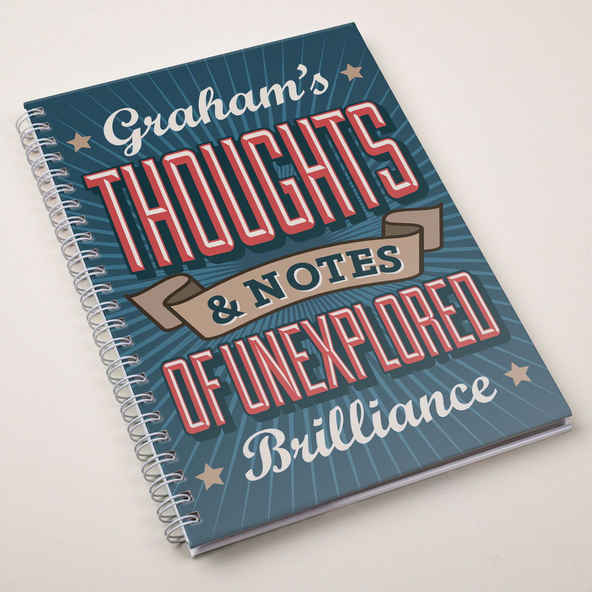 Personalised Notebook - Unexplored Brilliance