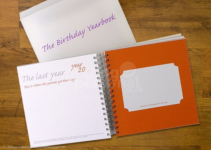 Birthday Year Book - For every year...