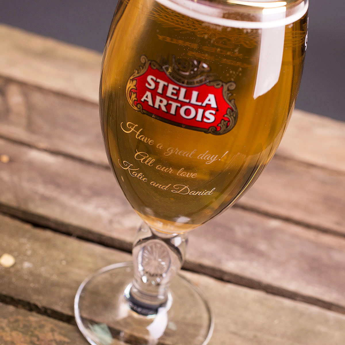Personalised Authentic Stella Glass