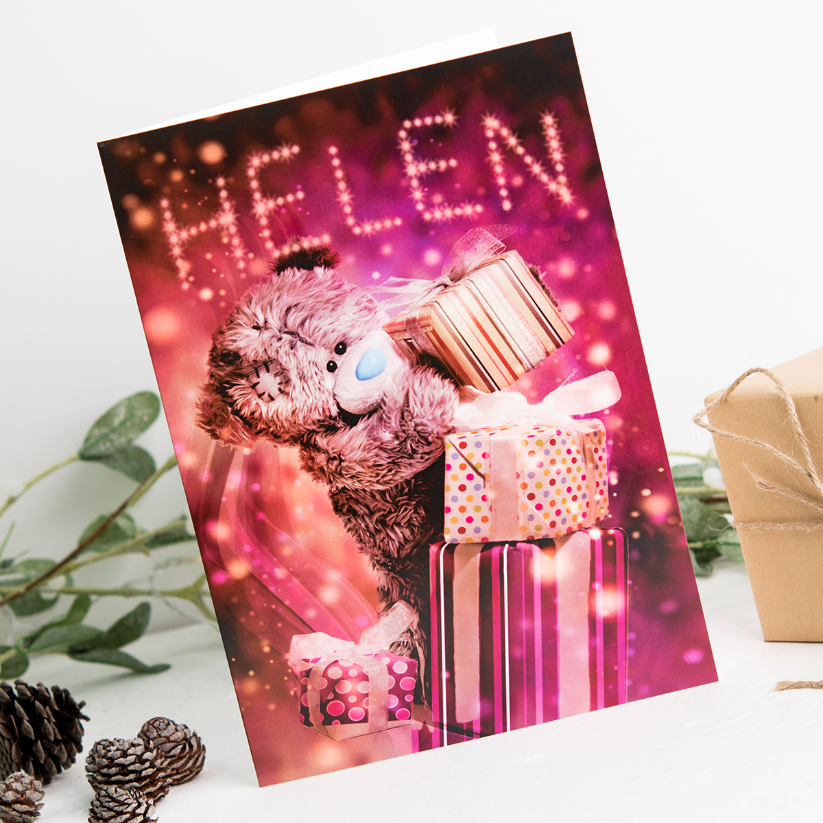 Personalised Me To You Card - Presents