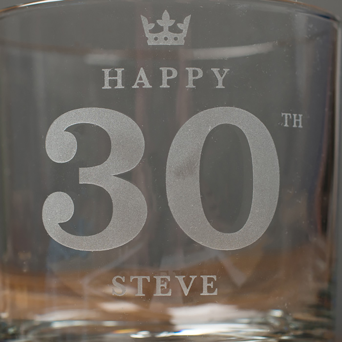Personalised Whisky Tumbler - Happy Birthday