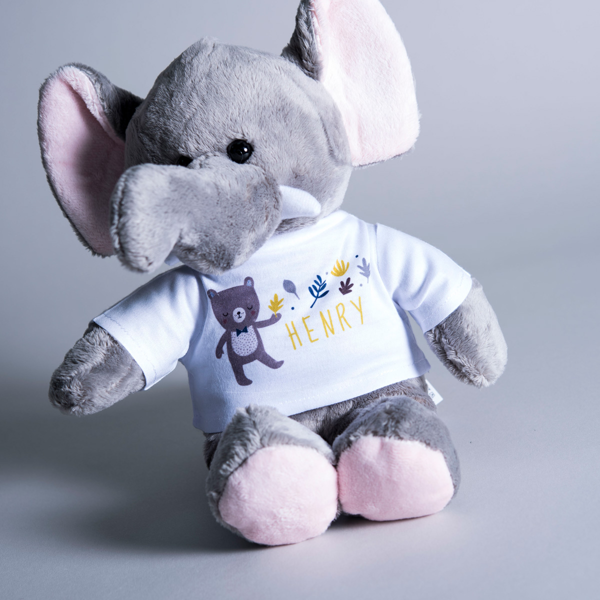 Personalised Elephant Plush Toy - Bear