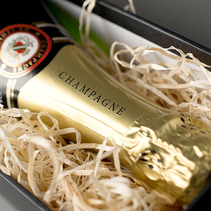 Luxury Personalised Champagne - Established Gold Label