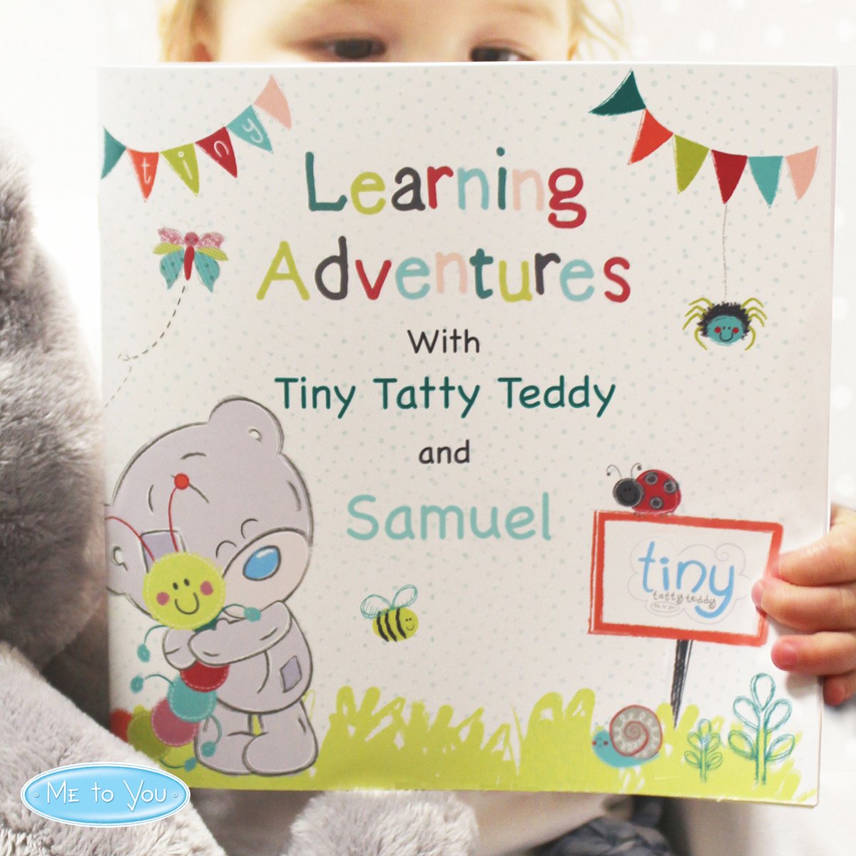 Personalised Tatty Teddy Learning Adventure Book - Name & Message