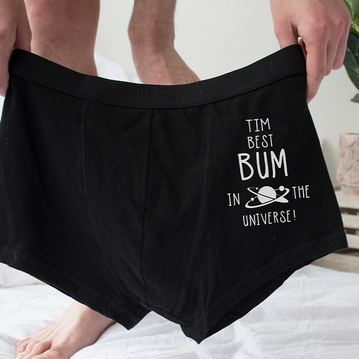 Personalised Underwear - Best Bum In The Universe