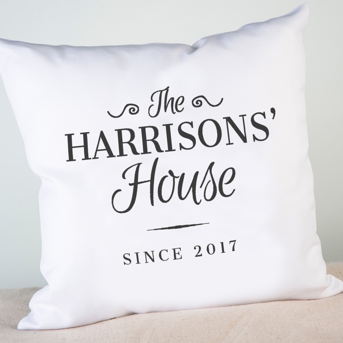 Personalised Cushion - Family House