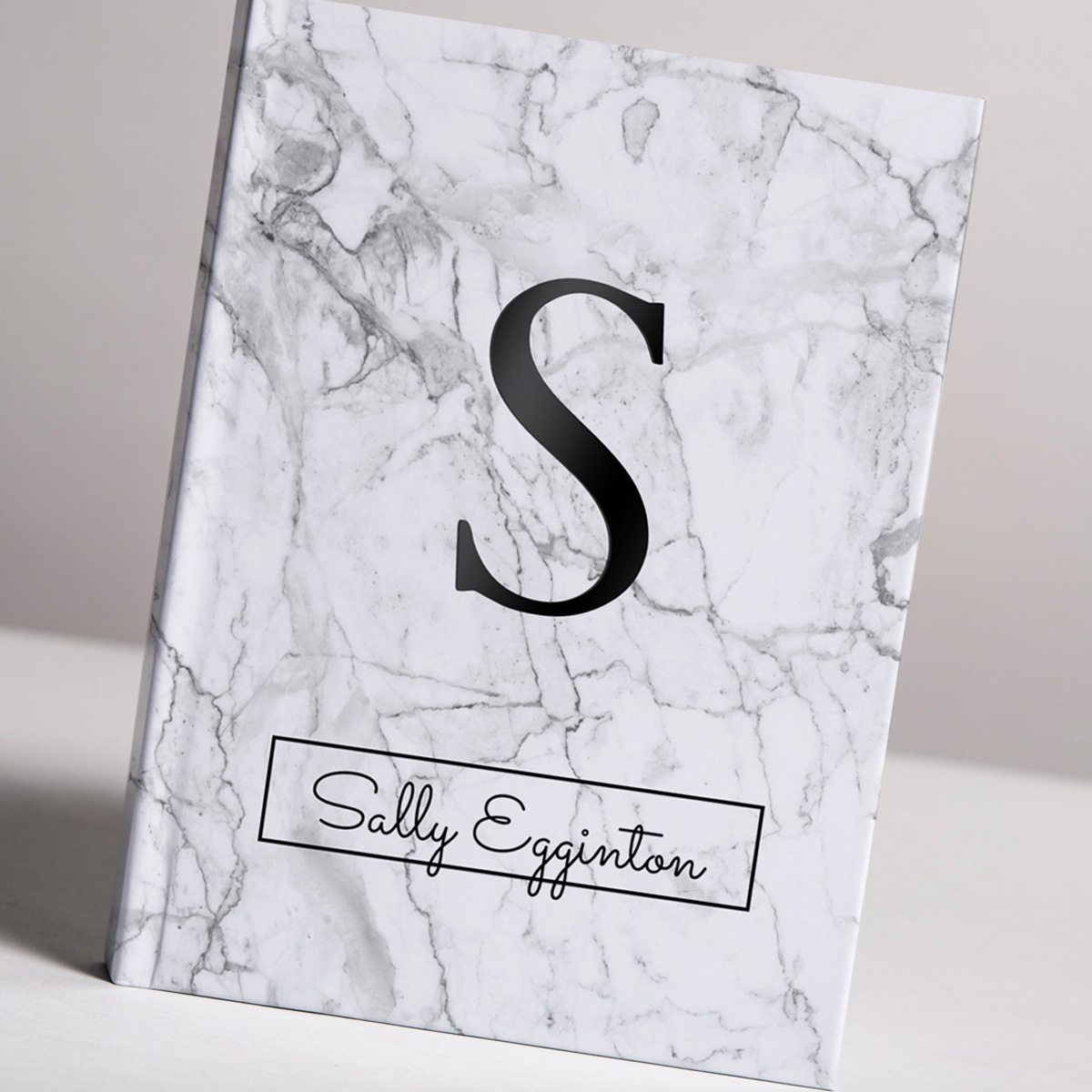 Personalised Diary - Marble Initial