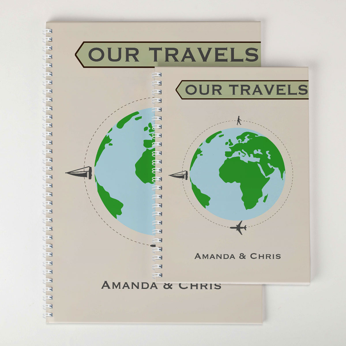 Personalised Notebook - Our Travels