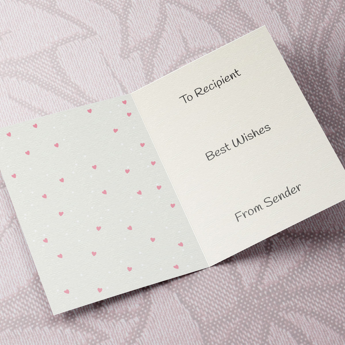 Personalised Me to You Card - Love Heart