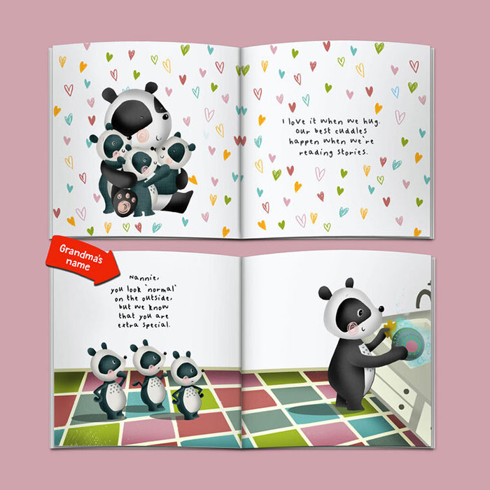 A Book To Read At Your House for Grandmothers Personalised Book