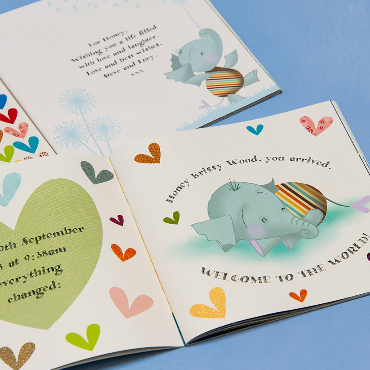 Personalised Welcome To The World Book