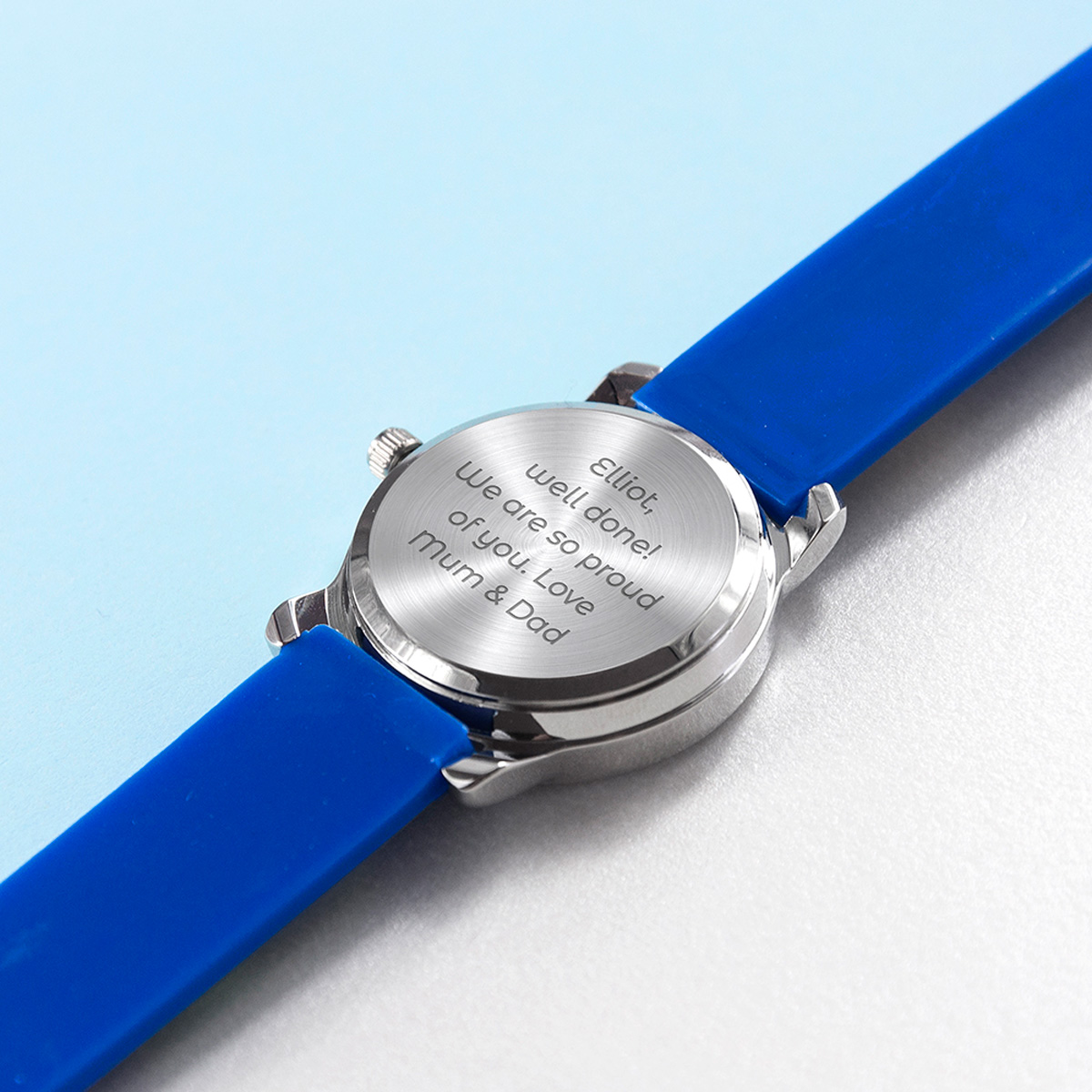 Personalised Children's Blue Football Watch