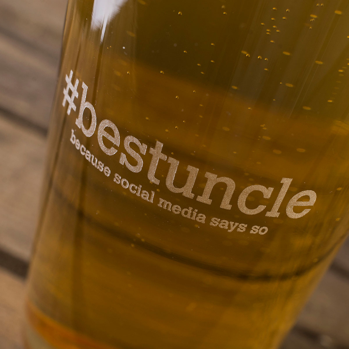 Personalised Pint Glass - Hash Tag