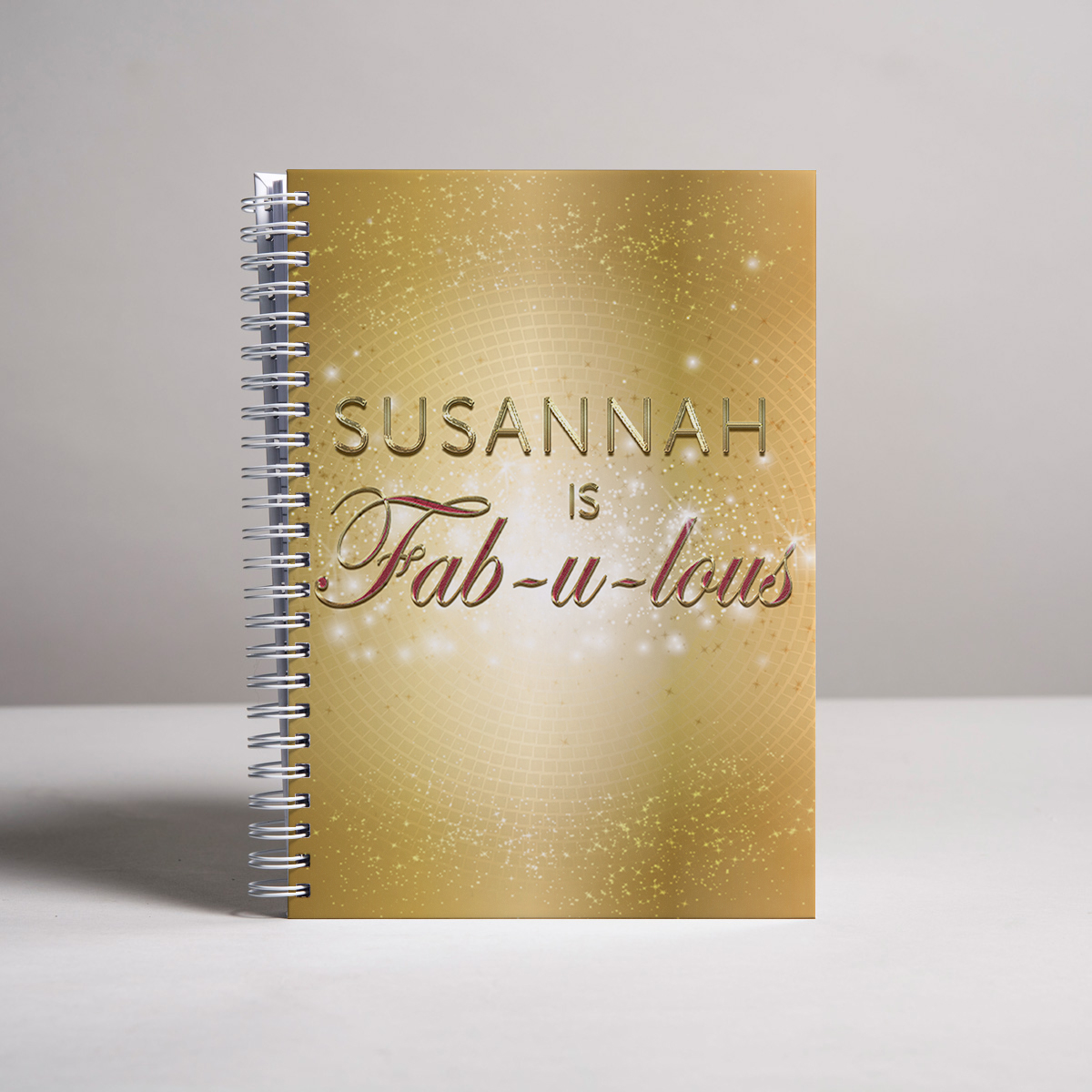 Personalised Notebook - Strictly Fab U Lous