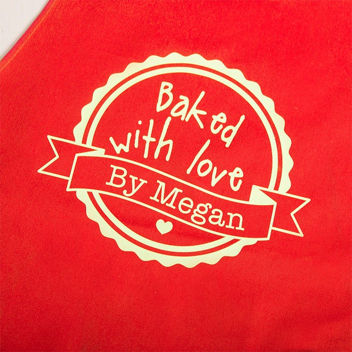 Personalised Apron - Baked With Love