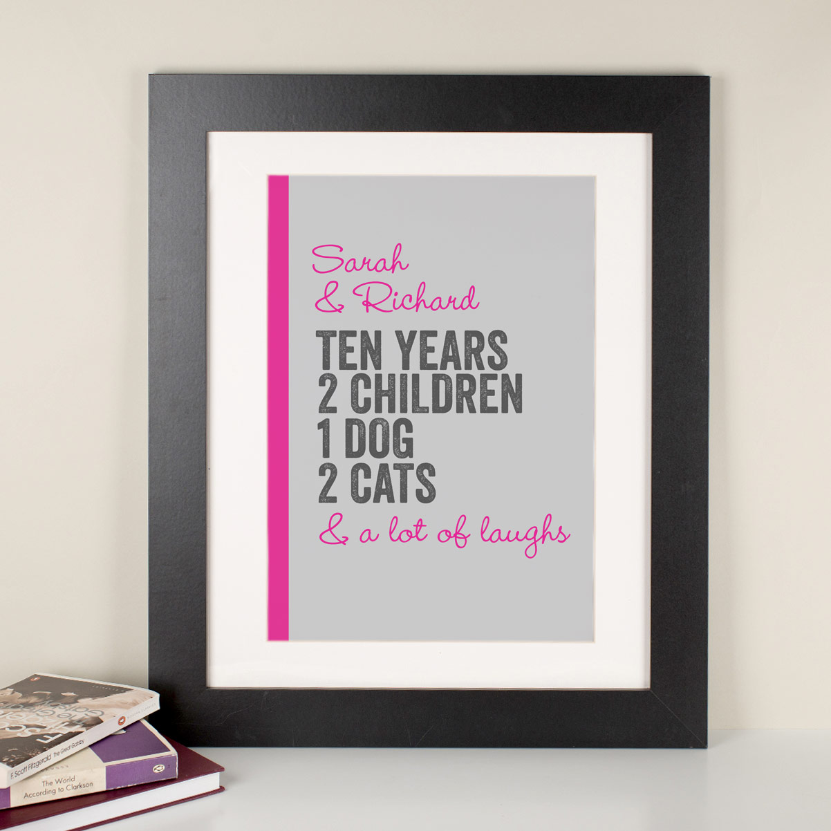 Personalised Framed Print - Couple's Life