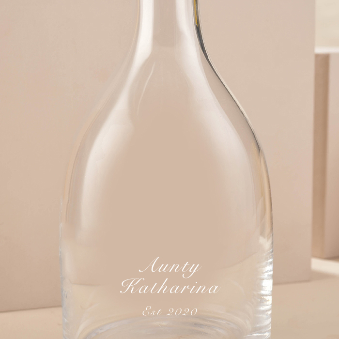 Personalised Carafe - Name and Date