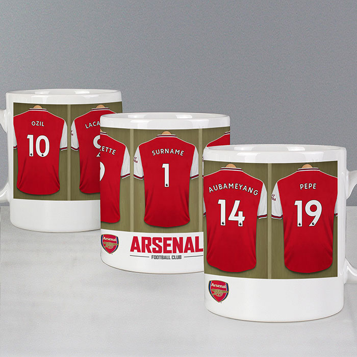 Personalised Mug - Arsenal FC Dressing Room