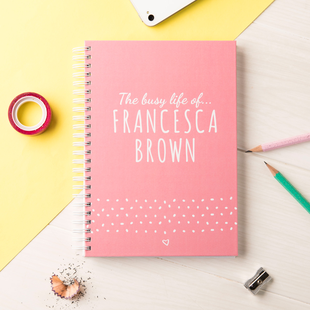 Personalised Notebook - The Busy Life Of...