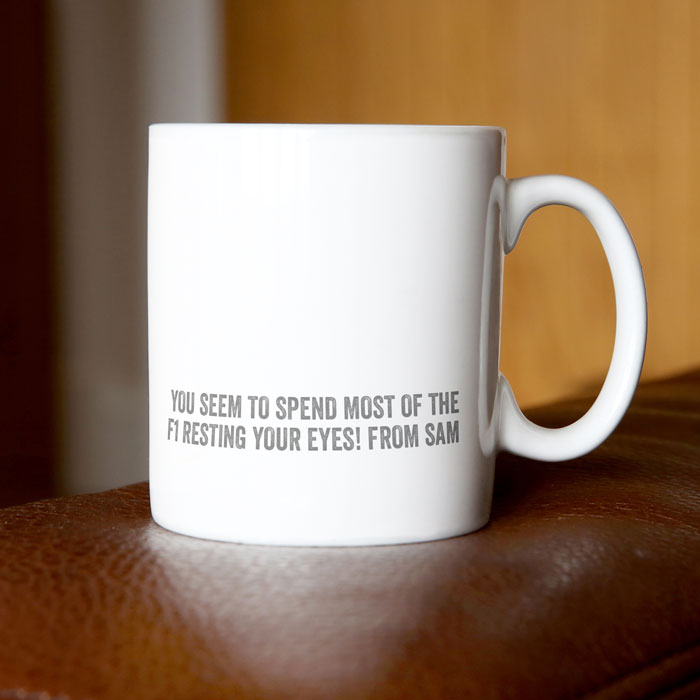 Personalised Mug - I'm Not Sleeping
